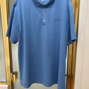 Greg Norman Collection Sky Blue golf Shirt
